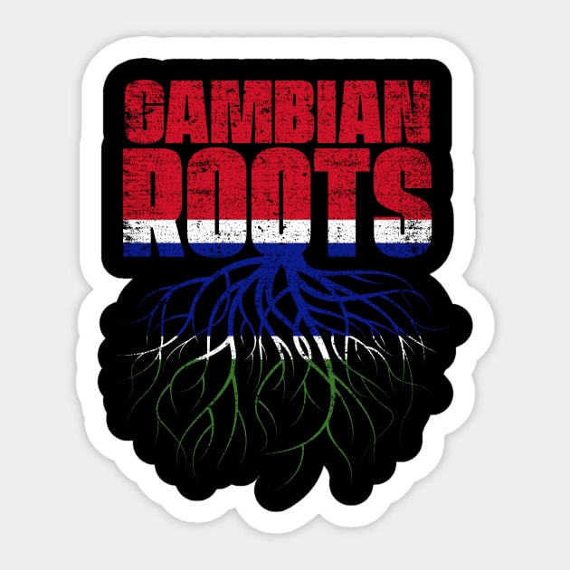 Gambian Roots Gambia Heritage Flag Sticker by Calenda